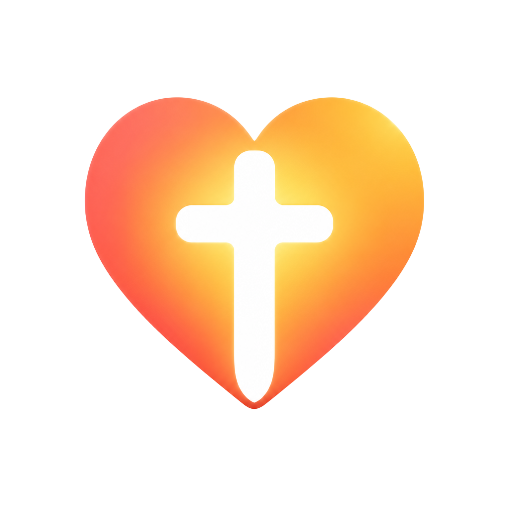 Go By Faith heart and cross